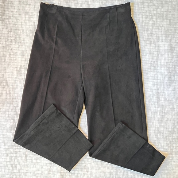 Oak + Fort Suede-Look Trousers - Picture 1 of 7